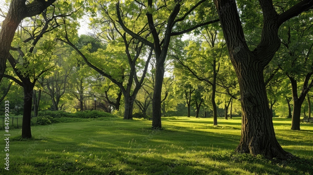 Obraz premium Lovely Trees in High Park Toronto