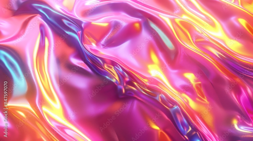 Fototapeta premium Holografic gradient background generated by ai