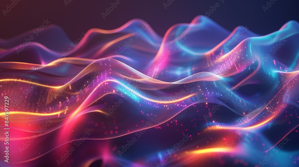 Holografic gradient background generated by ai Holografic gradient background generated by ai