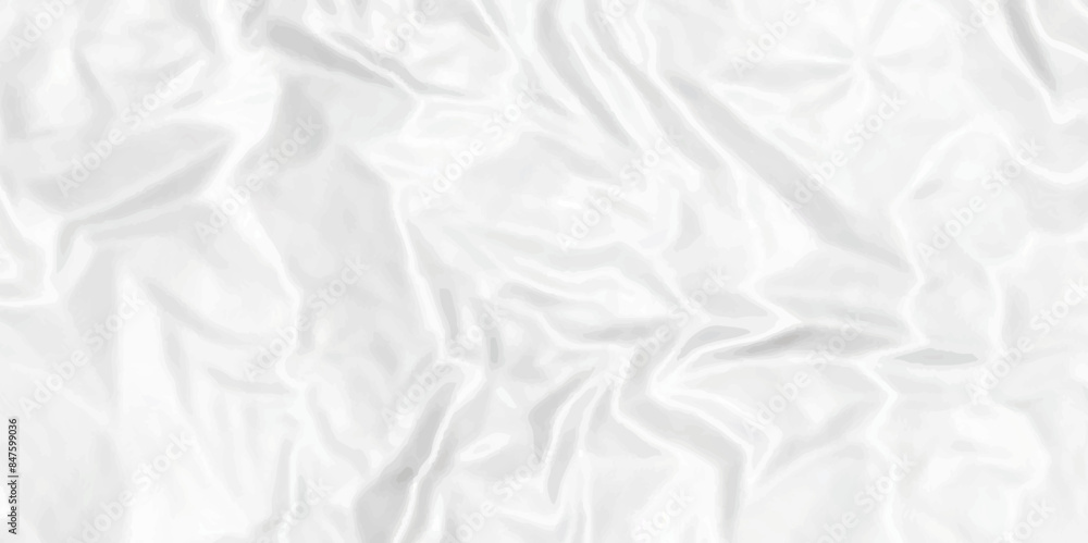 Obraz premium White crumpled paper texture .