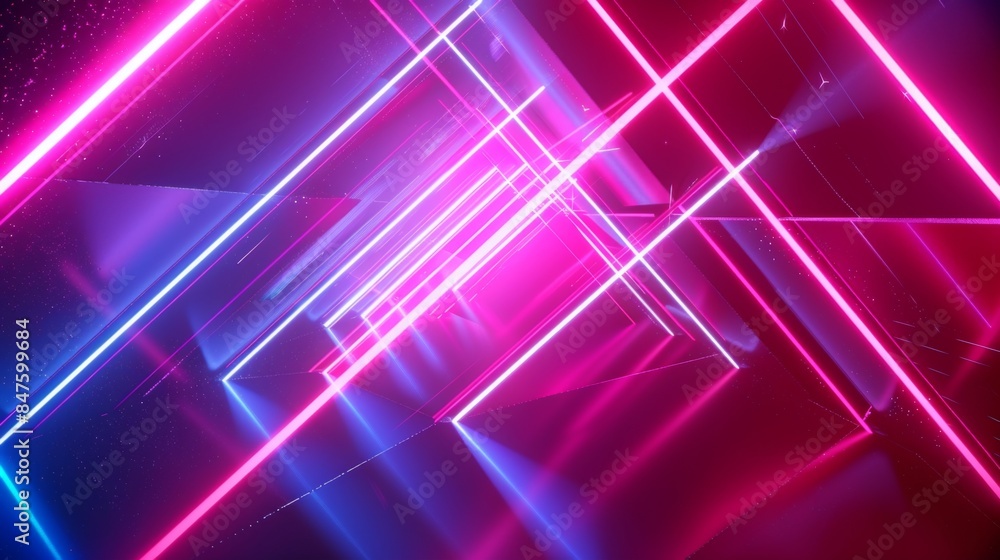 Abstract neon light background illustration generated by ai Abstract neon light background illustration generated by ai