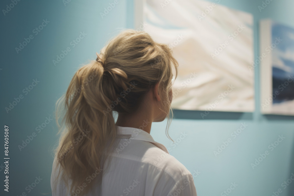 女, 女性, 女性の後ろ姿, 美術, 美術館, 美術鑑賞, デザイン, 絵画, アートを見る女性, Woman, female, female back view, art, art museum, art appreciation, design, painting, woman looking at art 女, 女性, 女性の後ろ姿, 美術, 美術館, 美術鑑賞, デザイン, 絵画, アートを見る女性, Woman, female, female back view, art, art museum, art appreciation, design, painting, woman looking at art