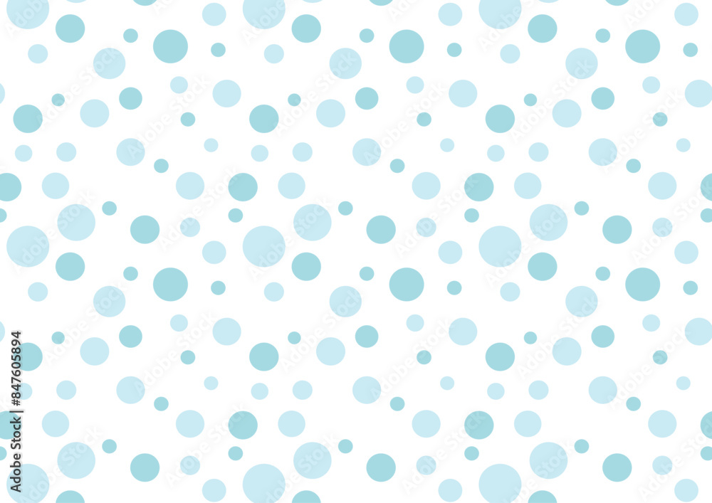 seamless pattern with blue circles
