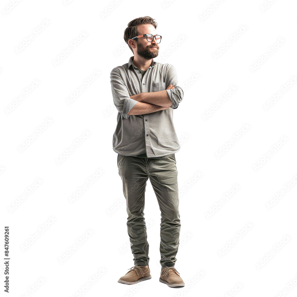 Photo Of A Man Without Background, Generative AI Photo Of A Man Without Background, Generative AI