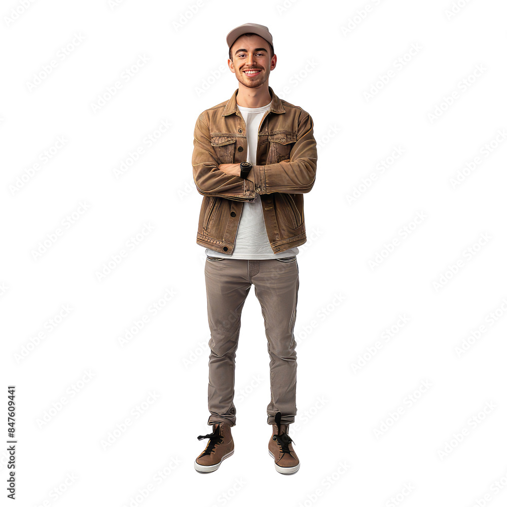 Photo Of A Man Without Background, Generative AI Photo Of A Man Without Background, Generative AI
