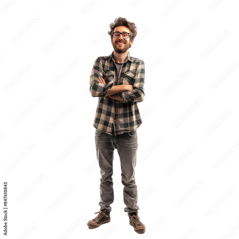 Photo Of A Man Without Background, Generative AI Photo Of A Man Without Background, Generative AI