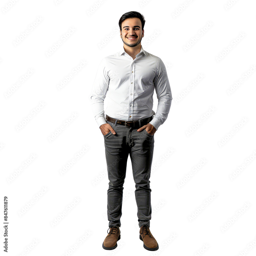 Photo Of A Man Without Background, Generative AI Photo Of A Man Without Background, Generative AI