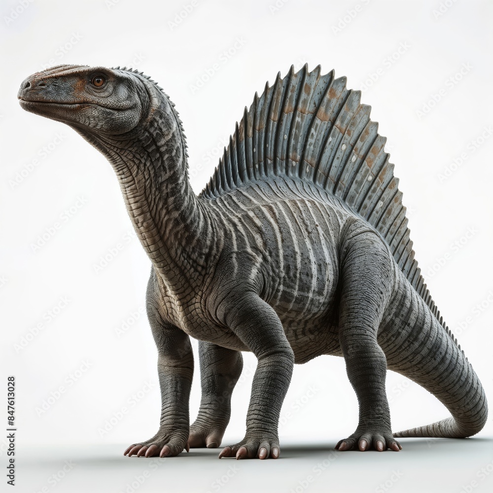 Fantasy image of prehistoric creature, Dimetrodon Fantasy image of prehistoric creature, Dimetrodon