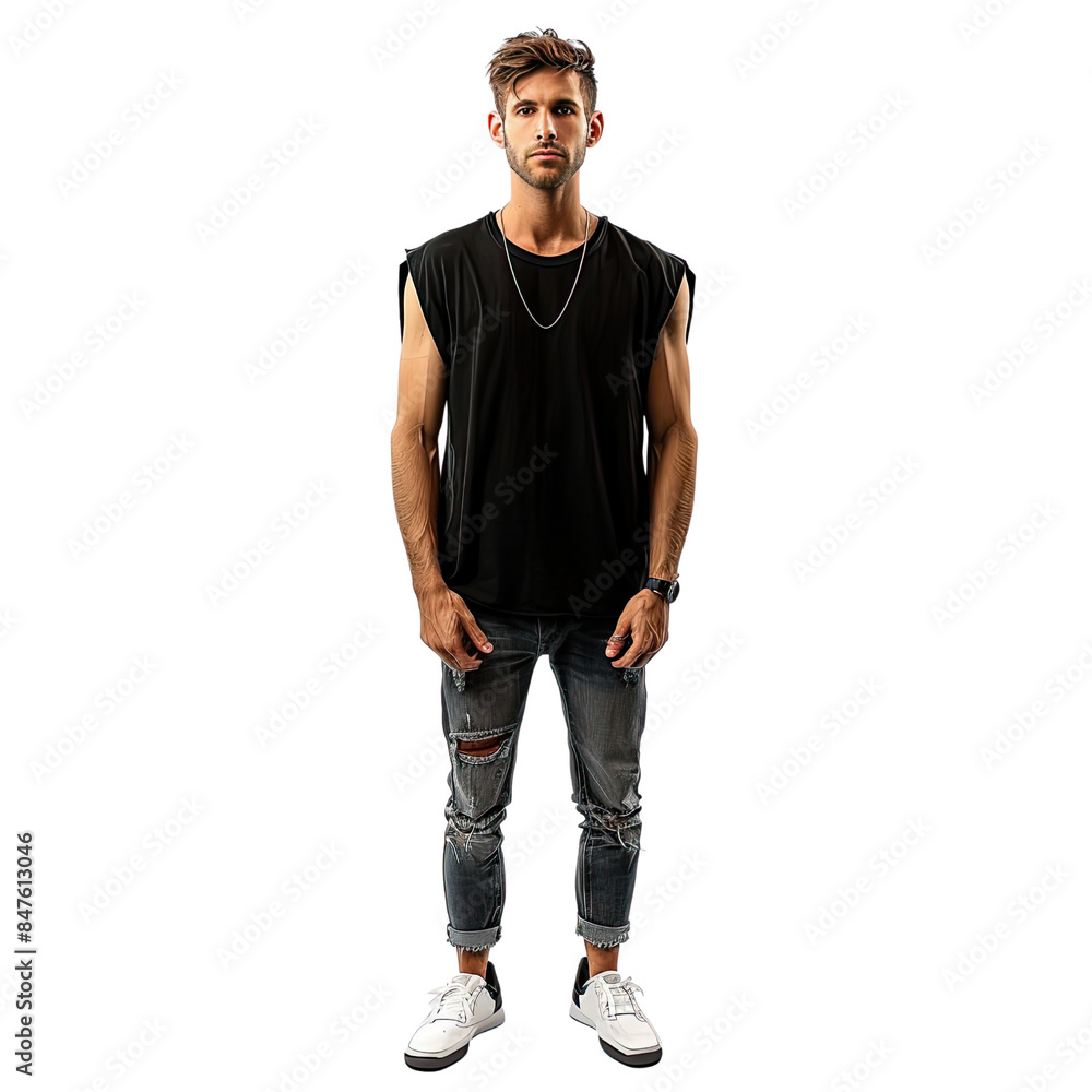 Photo Of A Man Without Background, Generative AI Photo Of A Man Without Background, Generative AI