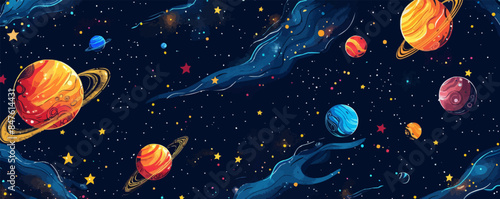 Retro spaceship exploring the cosmos Vector flat minimalistic isolated illustration