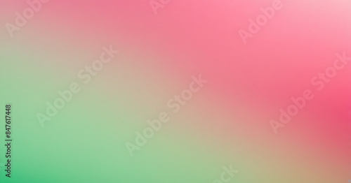 Obraz na płótnie Soft gradient with pink and green hues, perfect for feminine designs, nature themes, or subtle backgrounds w salonie