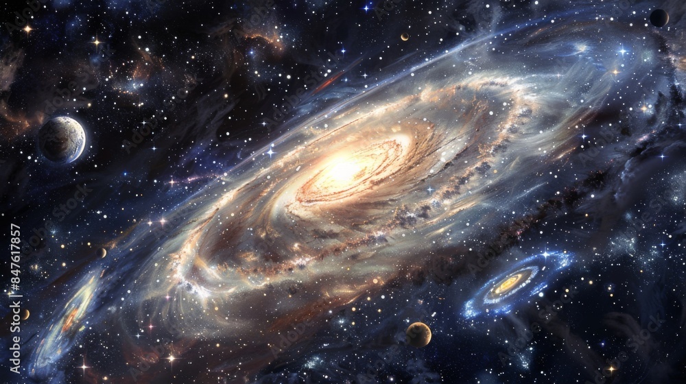 Cosmos galaxy background generated by ai Cosmos galaxy background generated by ai