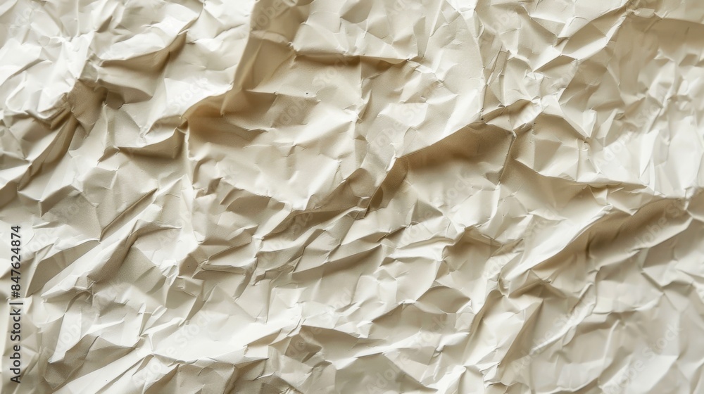 Crumpled paper background illustration generared by ai Crumpled paper background illustration generared by ai