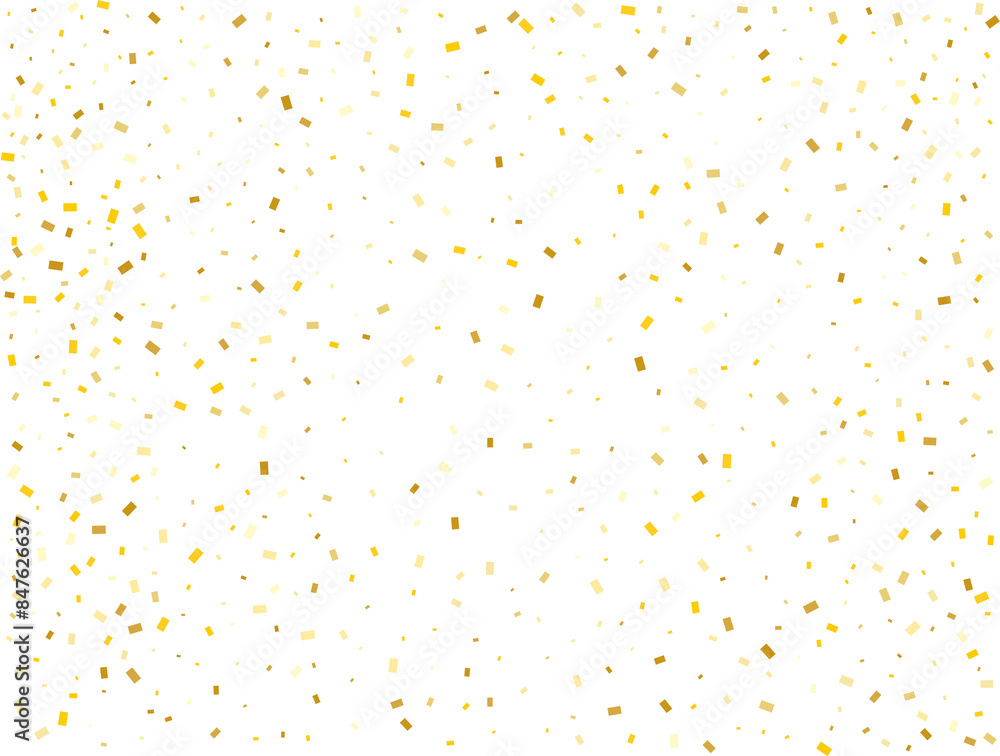 Gender Neutral Golden Rectangular Confetti Gender Neutral Golden Rectangular Confetti