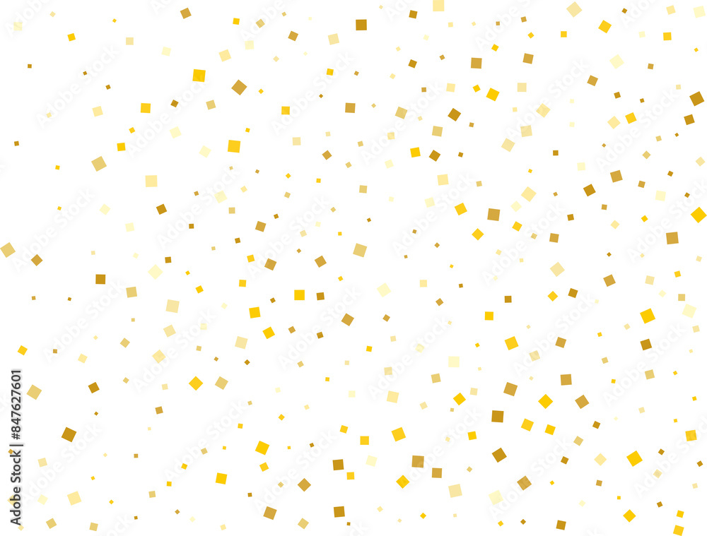Gold Paper Squares Confetti Gold Paper Squares Confetti