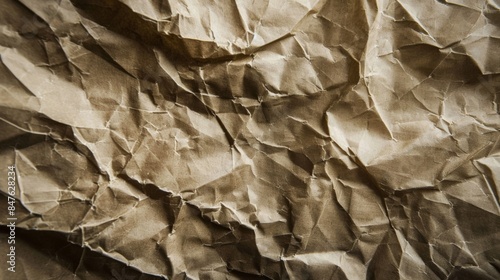 Wallpaper Mural Crumpled dark paper background illustration generared by ai Torontodigital.ca