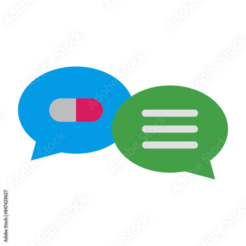 Conversation  Flat icon