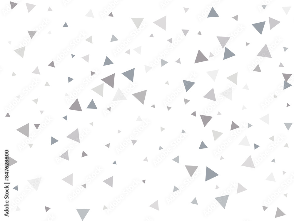 Silver Triangular Confetti Silver Triangular Confetti