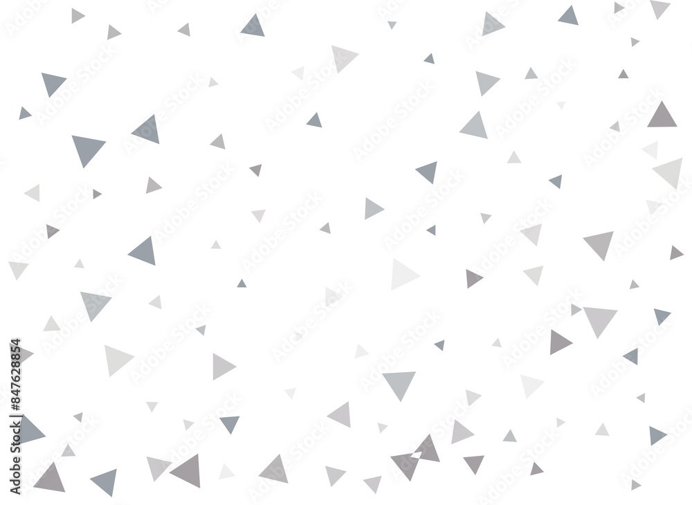 Silver Triangular Confetti Silver Triangular Confetti