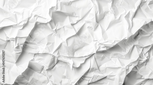 Crumpled paper background illustration generared by ai