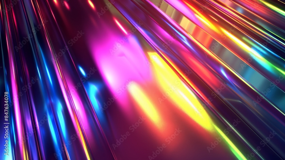 Holographic gradient background illustration generated by ai Holographic gradient background illustration generated by ai