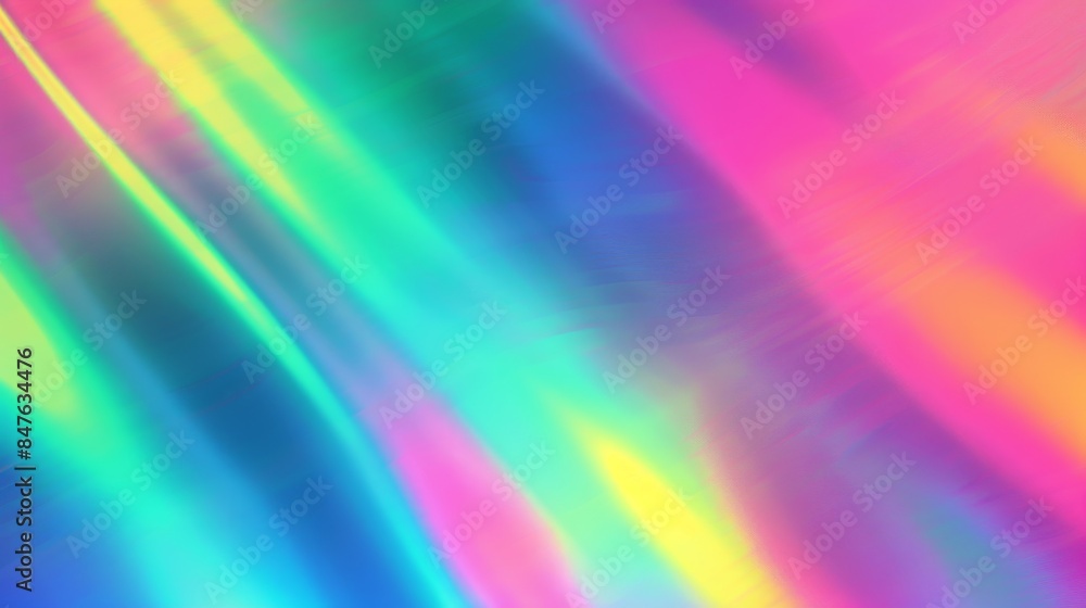 Holographic gradient background illustration generated by ai