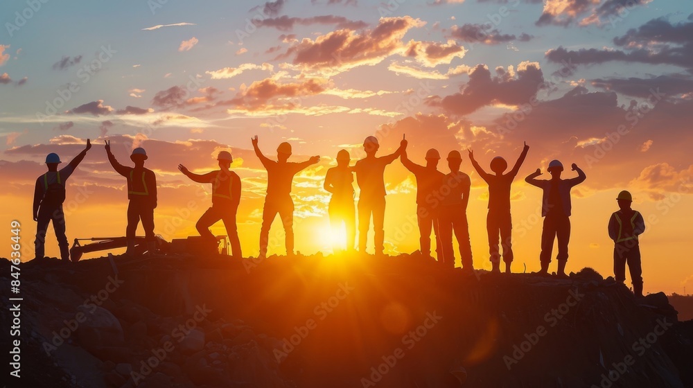 Labour day background illustration generated by ai Labour day background illustration generated by ai