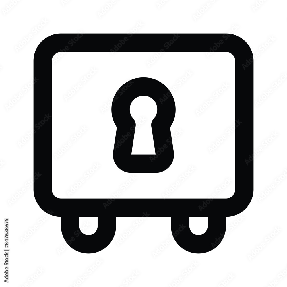 Bank vault for money saving, an icon of bank locker in editable style, premium vector Bank vault for money saving, an icon of bank locker in editable style, premium vector