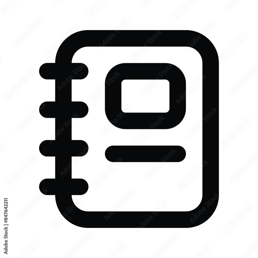 Get this well designed icon of contact book in modern style Get this well designed icon of contact book in modern style