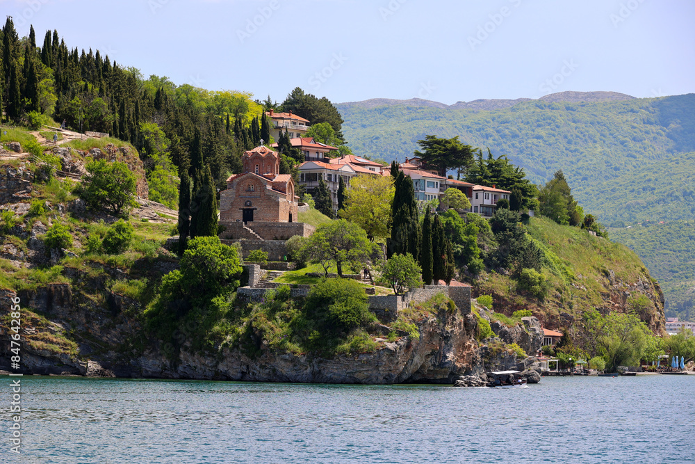 Church of St. John at Kaneo, Lake Ohrid, North Macedonia Church of St. John at Kaneo, Lake Ohrid, North Macedonia