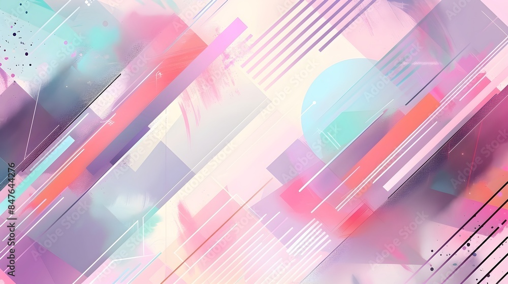 abstract colorful background with geometric shapes and lines abstract colorful background with geometric shapes and lines