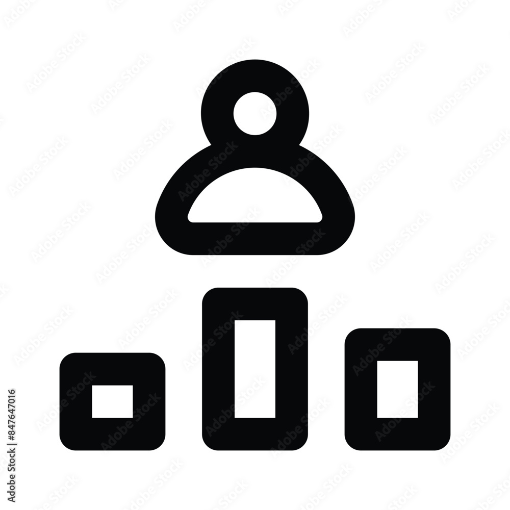 Check this beautifully designed icon of employee performance in trendy style, ready to use vector Check this beautifully designed icon of employee performance in trendy style, ready to use vector