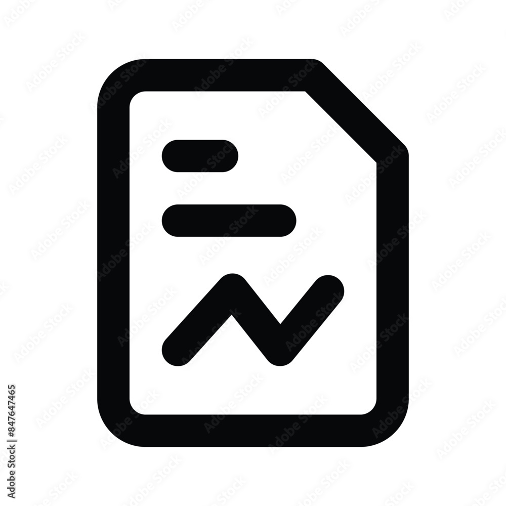 Bar Graph on page denoting concept vector of business report in trendy style Bar Graph on page denoting concept vector of business report in trendy style