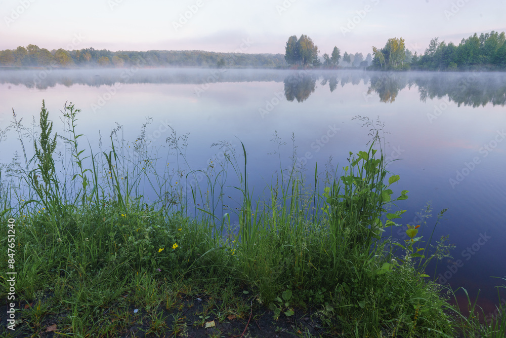 summer amazing morning on the lake summer amazing morning on the lake