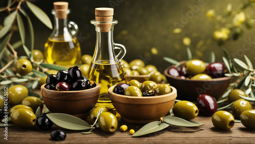 olives and oil