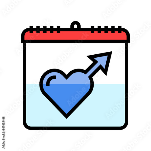 youth international day color icon vector. youth international day sign. isolated symbol illustration