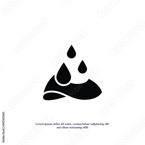 waterproof concept thin outline icon vector design good for web and mobile app