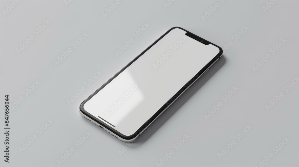 Smartphone mock up illustration generated by ai Smartphone mock up illustration generated by ai