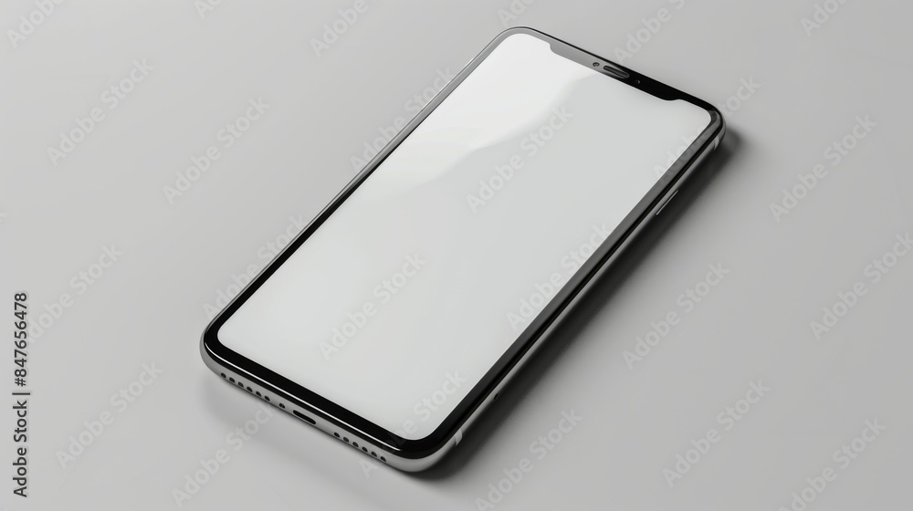 Smartphone mock up illustration generated by ai Smartphone mock up illustration generated by ai