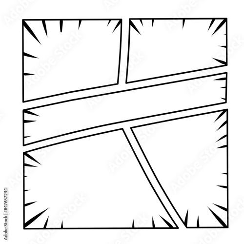 comic strip frame
