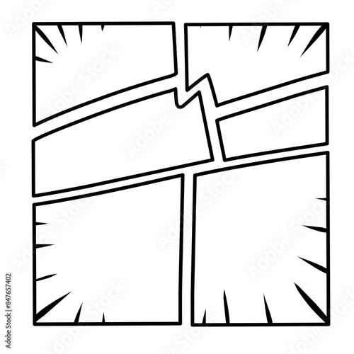 comic strip frame