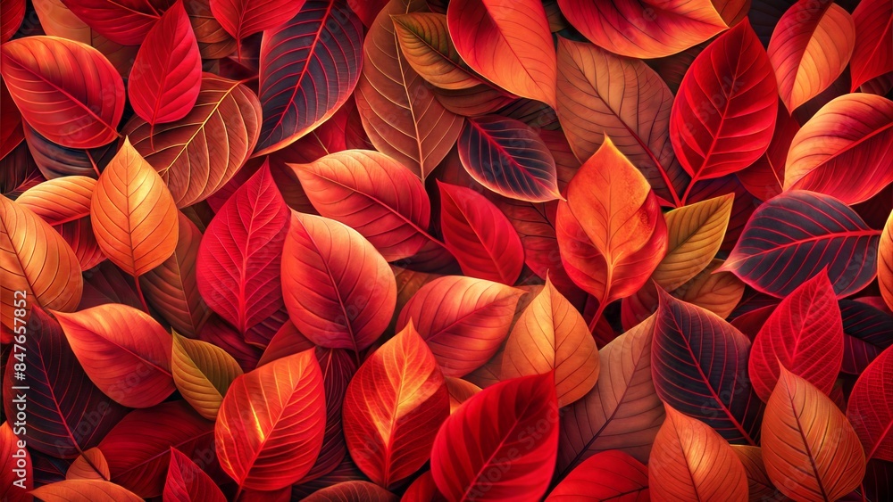red leaves background red leaves background