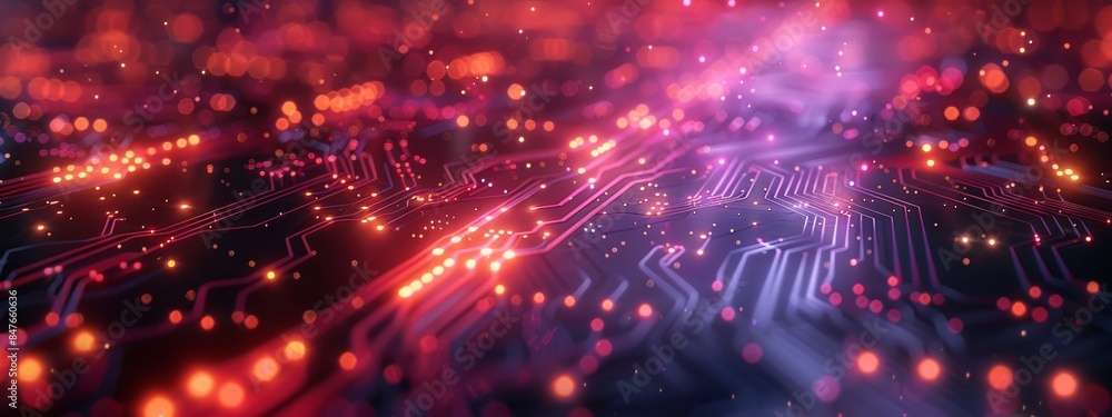Purple pink abstract circuit board technology backgroundcuit board background Purple pink abstract circuit board technology backgroundcuit board background