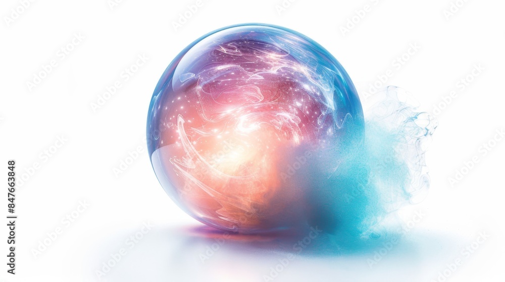mysterious glowing orbs isolated on white background. holloween festival concept for designer mysterious glowing orbs isolated on white background. holloween festival concept for designer