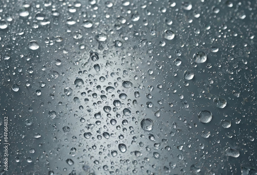 Wallpaper Mural water droplets form on the surface of the glass Torontodigital.ca