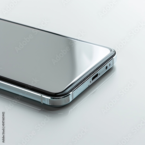 Wallpaper Mural Mobile phone, smartphone close-up, isolated on a white background. Illustration for presentation, sale, advertising of modern devices. Torontodigital.ca