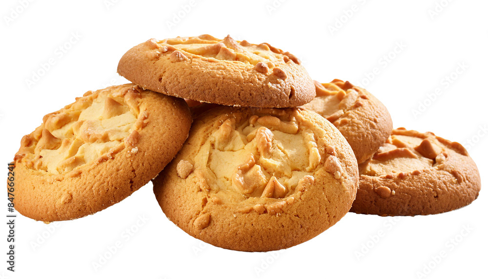 peanut butter cookies on transparent background peanut butter cookies on transparent background
