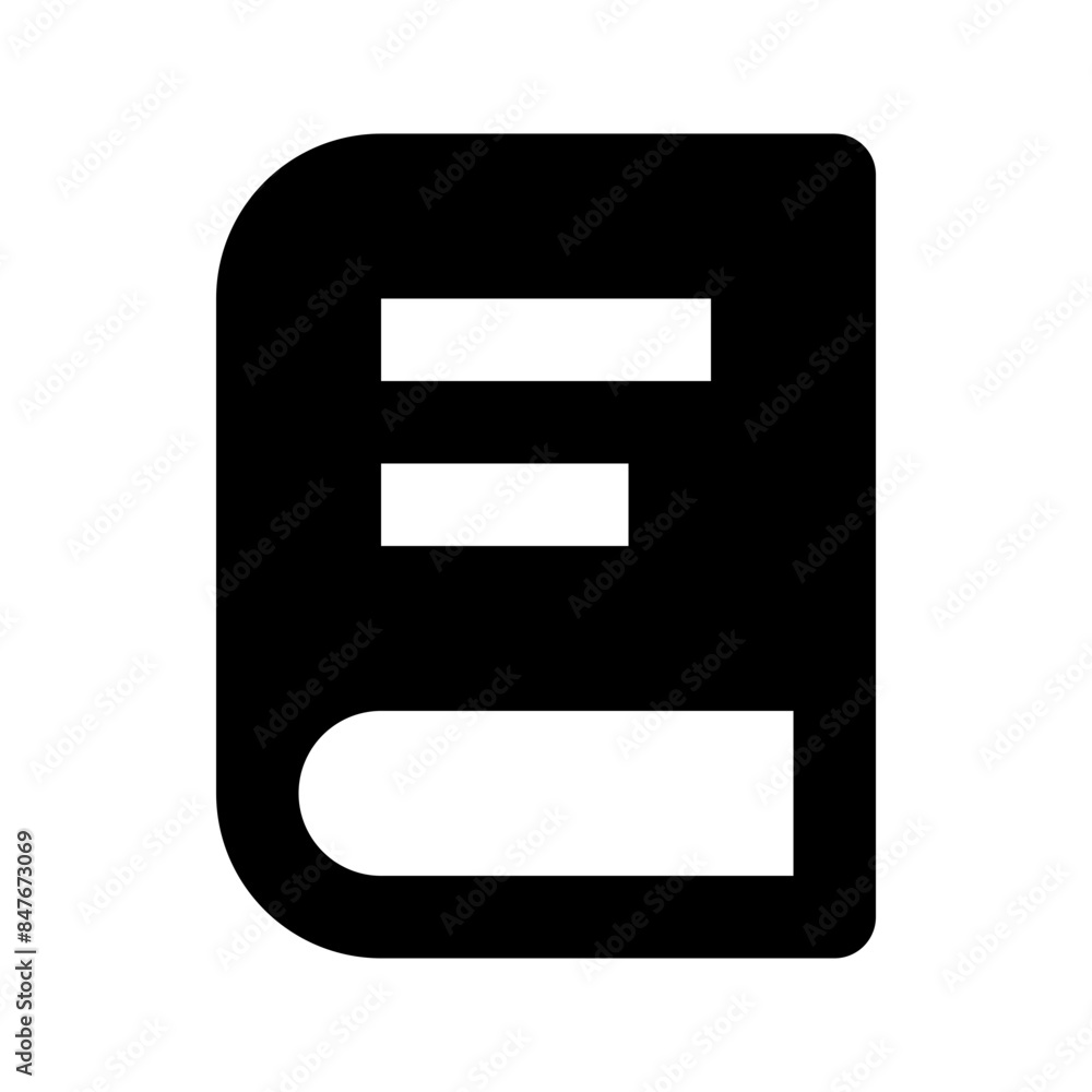 book black glyph icon book black glyph icon