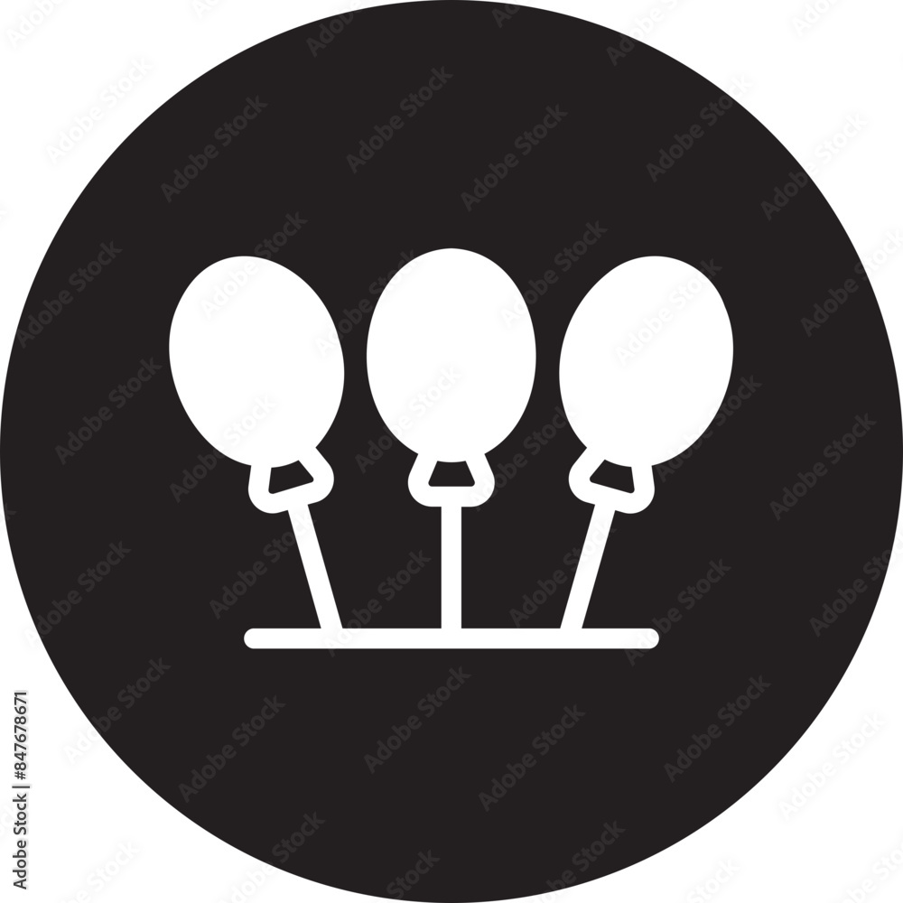 balloon glyph icon balloon glyph icon