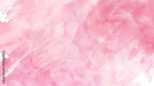 Wallpaper Mural Watercolor brush pink background illustration generated by ai Torontodigital.ca